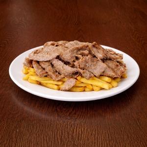Chicken Doner Meat and Chips